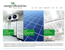 Tablet Screenshot of energyefficientinc.com